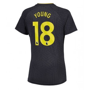 Everton Ashley Young #18 Dámské Venkovní Dres 2024-25 Krátký Rukáv